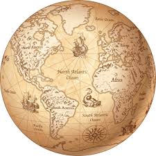Mappemonde murale vintage pétra sur support rigide et résistant : Carte Du Monde Vintage Globe Sticker Muraux Ws 50610 Ebay