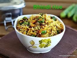 Bhindi Rice Recipe Bhindi Pulao Lunch Box Recipes Jeyashri S Kitchen Indian Food Recipes Vegetarian Vegetarian Recipes Recipes