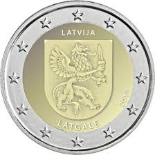 The folk maiden on latvian euro coins. Latvia 2 Euro 2017 Latgale Eur30714