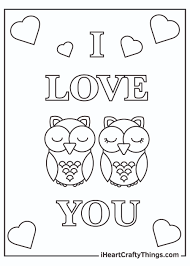 A few hours later i was enthusiastically hopping on the internet researching far and wide … and what did i find? I Love You Coloring Pages Updated 2021