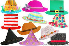 Easy Paper Hat Craft Kids Crafts Firstpalette Com Hat Crafts Preschool Crafts Crafts
