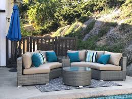 This beautiful outdoor furniture set adds a stylish and artful. Round Patio Furniture