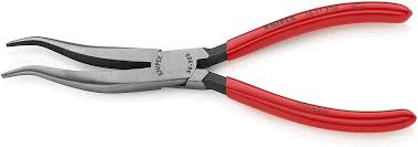 Knipex 38 31 200 Mechanics Pliers 7 87 With Curved Tip Amazon Com