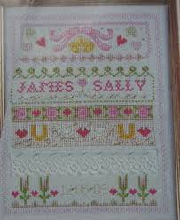 There are several free patterns available featuring wedding cakes, couples, designs and inspirations and they are all free view them all by following the link below to download any that you would like to create! Wedding Band Sampler Card Cross Stitch Charts Patterns