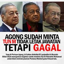 Ada ke guan eng buat deal dengan kerajaan? Pakatan Hancing Agong Sudah Minta Tun M Tak Letak Facebook