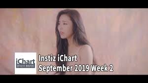 top 20 instiz ichart sales chart september 2019 week 2