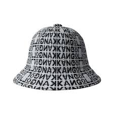 kangol jacquard casual bucket hat size xl 23 12 whiteblack