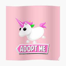 Adopt Me Unicorn Posters Redbubble Gold digger sisters fight over legendary neon unicorn pet roblox adopt me roleplay.