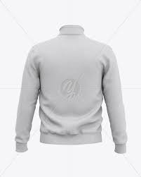 Download Heather Three Quarter Zipped Sweatshirt Mockup Back View Of Zipped Pullover In Apparel Mockups On Yellow Images Object Mockups