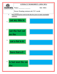If you're teaching cvc words in kindergarten and first grade, you'll love this free cvc word list at your fingertips! Cvc Words Sentences Three Letter Word Sentences Page 1 Line 17qq Com Phonics Activities Cvc Words Mega Bundle 63 50 42 50 Simple Sentences Sight Word Help Your Students Practice Reading Simple Sentences With