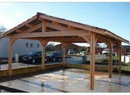 Ossature Bois Douglas Charpente 2 Pentes Prix Usine Abris Voiture Bois Bois Douglas France Abris