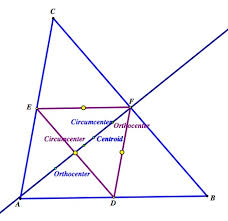 Theorems On Centroid, Orthocenter, And Circumcenter - K-12 Math Problems