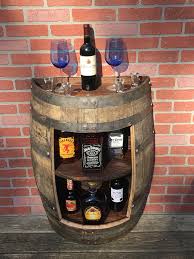 Jack Daniels Oak Whiskey Barrel Shelf Half Of A 53 Gallon Whiskey Barrel Whiskey Barrel Table Barrel Furniture