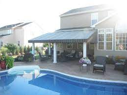 Patio Awnings Photo Custom Covers Canvas Outdoor Patio Designs Outdoor Living Porch Patio Design