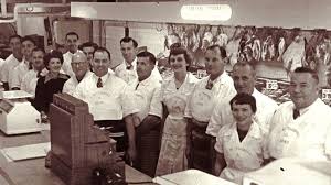 Workers At J W Thomas And Sons Family Butchers Newcastle Nsw N D Picture Scanned From A Negative In The Bert Lovet Newcastle New World Aboriginal People