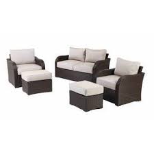 Allen Roth Northborough 5 Piece Metal Frame Patio Conversation Set With Sunbrella Cushions Lowes Com Conversation Set Patio Sunbrella Cushions Conversation Set