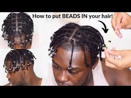 These are men's box braids on. How To Put Beads In Your Hair Men S Box Braids Tutorial Youtube Boy Braids Hairstyles Twist Braid Hairstyles Hair Twist Curls