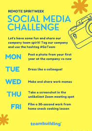 It's only september, but we can already feel the christmas spirit in the air. 20 Fun Virtual Spirit Week Ideas Games And Activities For Work