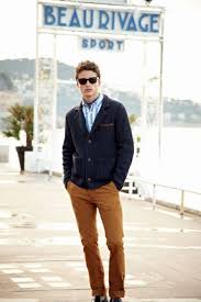 Contact chemise & pantalon on messenger. Look Tommy Hilfiger Gilet Marine Pantalon Marron Chemise Raye Bleue Et Blanche Mocassins Noir Mens Fashion Casual Menswear Mens Fashion