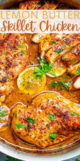 Lemon Butter Dijon Skillet Chicken Tender Juicy Chicken With A Scrumptious Sauce Made W In 2021 Great Chicken Recipes Dinner Recipes Easy Family Chicken Main Dishes