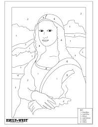 Ituniverse Coloring Mona Lisa Page Ltdmona Lisa Coloring Page 4 Ituniverse Ltd Coloring Pages Da Vinci Art Art
