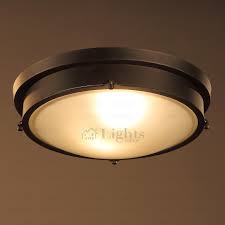Rustic 2 Light Hardware Industrial Ceiling Light Fixtures