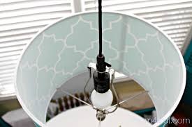How To Turn A Lamp Shade Into A Pendant Light Mom 4 Real