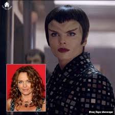 Dina Meyer, who played Commander Donatra in Star Trek Nemesis.⭐🖖💫