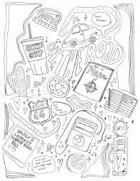 Free printable aesthetic coloring pages for kids and adults. Drawings Tumblr Aesthetic Coloring Pages Novocom Top