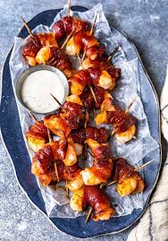 Bacon Wrapped Shrimp Is An Easy Appetizer Perfect For New Year S Eve Game Day C Bacon Wrapped Shrimp Bacon Wrapped Shrimp Appetizers Shrimp Appetizer Recipes