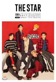 The Star Magazine Korea November Issue Got7 Got7 Jinyoung Retro Poster