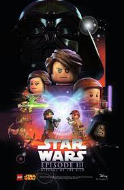 Lego Star Wars Movie Poster Episode 3 Revenge Of The Sith Star Wars Movies Posters Star Wars Poster Lego Poster