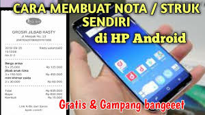 Design spanduk pulsa murah dan banner disini hanyalah contoh saja yang bisa anda edit sendiri sesuai dengan outlet anda. Gratiss Cara Membuat Nota Struk Sendiri Di Hp Android Youtube