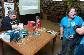 Deering signs new book, 'The Day Old Faithful Stopped'