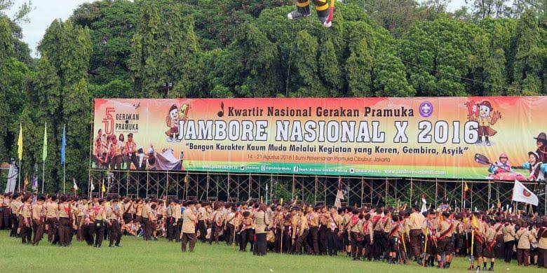 Hasil gambar untuk perkemahan jambore nasional"