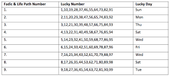 numerology your lucky lottery number smartcaptain app