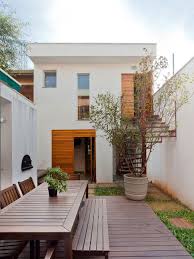 A tall skinny house can become lost along the row, but that doesn't seem to be an issue with these narrow facade house ideas. Narrow And Long House Plan Adapted For Beautiful Ergonomic Interiors