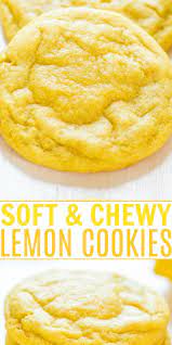 This bar has the two crusts as requested, and has a strong tangy lemon taste, so much better than most of the lemon bar recipes out there due to the lemon curd and added coconut! Soft And Chewy Lemon Cookies Averie Cooks