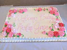 Baby Shower Cake Baby Shower Cakes Girl Baby Shower Sheet Cakes Baby Shower Cakes