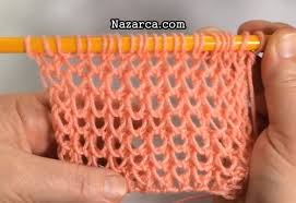 Kalin Sisle Ajur Danteli Orgu Yapimi Nazarca Com Baby Knitting Patterns Orgu Dantel