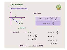 N adalah masukan berupa bilangan genap. Contoh Soal Koordinat Polar Dikdasmen