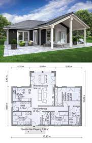 Bungalow In Country Style Scandinavian With Wood Facade 4 Rooms Ground Floor Level With Bay Window Building Ho Facade House House Styles Architecture House
