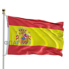 Подробное описание, изображение, значение цветов. Flag Ru Flag Ispanii 90h135 Premium 90x135