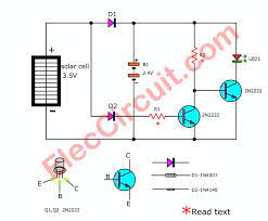 When the direct current from the battery passes through the light, then it gives the light. Simple Automatic Solar Night Light Circuit From Water Bottle Eleccircuit Com