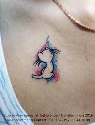 If you wanna something cute, then pay your attention to kitten tattoo ideas. Ajay Jaiswal On Twitter Cute Kitten Watercolor Style Tattoo