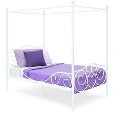 Alvantor bed canopy tents dream privacy space twin size sleeping tents indoor pop up portable frame curtains breathable navy co. 4 Post Metal Canopy Twin Bed Frame