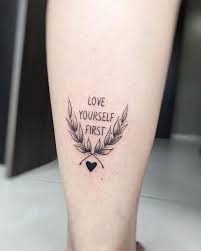 Love yourself first!! Agendamentos e criações via mensagem! #loveyourself #loveyourselffirst #tattoo #tattoos #tat … | Love yourself tattoo, Tattoos, Trendy tattoos