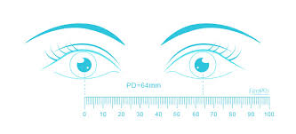 The mm line that lines up to the center of your right pupil is your pd. What Is Pd