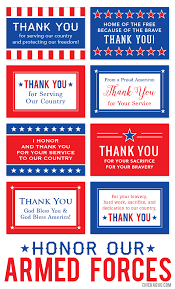 It all started last year in september, when i finished making cards for a hospital. Free Printable Honor Our Armed Forces Cards Chickabug
