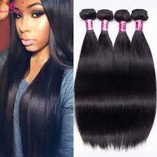 Find More Hair Weaves Information About Brazilian Straight Hair 4 Bundles 8a Brazilian Virg Weave Hairstyles Straight Hairstyles Virgin Brazilian Straight Hair